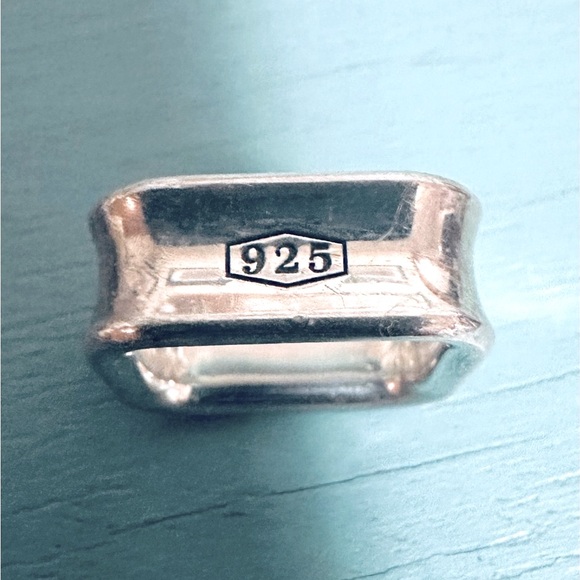 Tiffany & Co. Square Ring, sz 5 - Picture 4 of 4